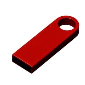 USB 2.0-флешка на 8 Гб с мини чипом и круглым отверстием, красный (8Gb), арт. 025941503