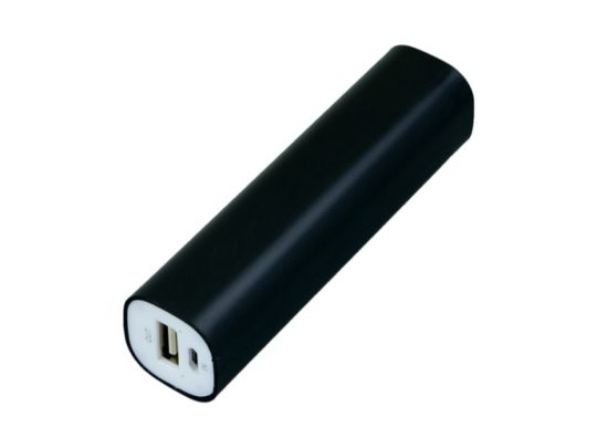 PB030 Универсальное зарядное устройство power bank  прямоугольной формы. 2600MAH. Черный (2600 mAh), арт. 025948903
