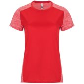 Спортивная футболка Zolder женская, красный/меланжевый красный (S), арт. 026003203