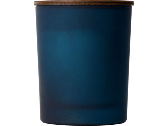 Свеча соевая ароматическая в стекле Niort, синяя, арт. 025905203