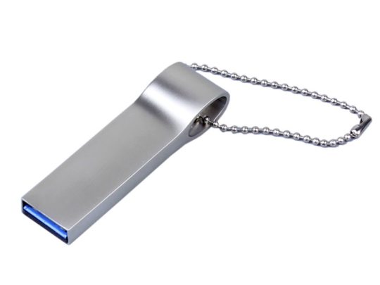 USB 2.0-флешка на 128 Гб с мини чипом, компактный дизайн, боковое отверстие для цепочки (128Gb), арт. 025946903