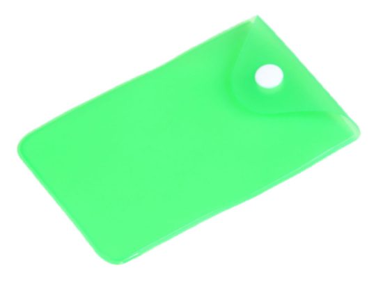 Прозрачный кармашек PVC, зеленый цвет, арт. 025952403
