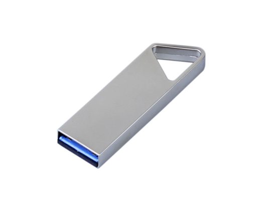 USB 2.0-флешка на 64 Гб с мини чипом, компактный дизайн, отверстие треугольной формы для цепочки (64Gb), арт. 025945703