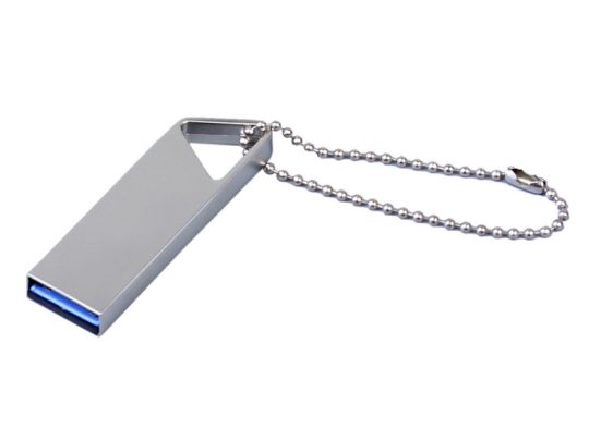 USB 2.0-флешка на 32 Гб с мини чипом, компактный дизайн, отверстие треугольной формы для цепочки (32Gb), арт. 025945603
