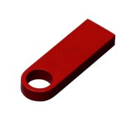 USB 2.0-флешка на 512 Мбайт с мини чипом и круглым отверстием, красный (512Mb), арт. 025940303