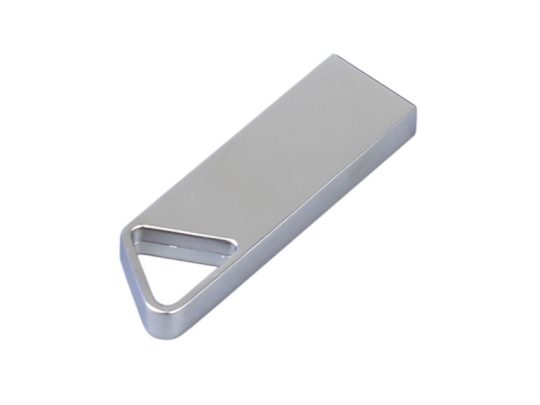 USB 2.0-флешка на 64 Гб с мини чипом, компактный дизайн, отверстие треугольной формы для цепочки (64Gb), арт. 025945703