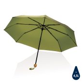 Компактный зонт Impact из RPET AWARE™ с бамбуковой рукояткой, d96 см , арт. 026029306