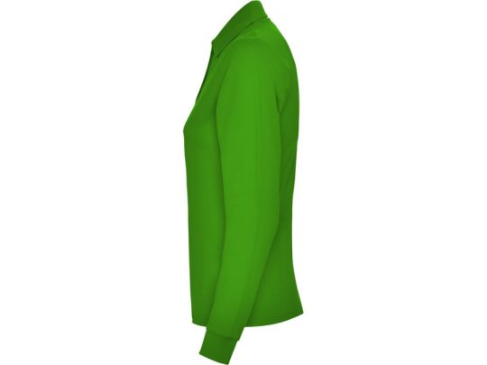 Рубашка поло Estrella женская с длинным рукавом, травянисто-зеленый (3XL), арт. 026112603