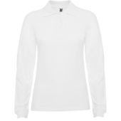 Рубашка поло Estrella женская с длинным рукавом, белый (S), арт. 026112703