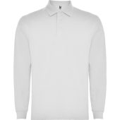 Рубашка поло Carpe мужская с длинным рукавом, белый (2XL), арт. 026108803