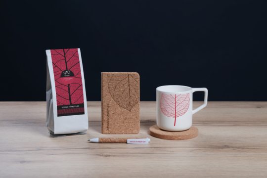 Набор кружка, чай, блокнот, ручка — Eco-friendly, арт. BLB-017