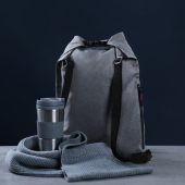 Подарочный набор рюкзак, термостакан, шарф – Love travel, арт. BLB-019