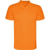 Рубашка поло Monzha мужская, неоновый оранжевый (S), арт. 026045503