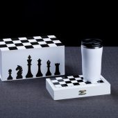 Набор шахматы и шашки, термостакан — Шах и мат, арт. BLB-020