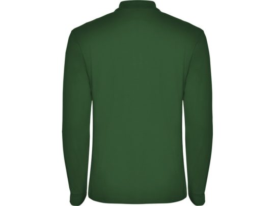 Рубашка поло Estrella мужская с длинным рукавом, бутылочный зеленый (M), арт. 026124603