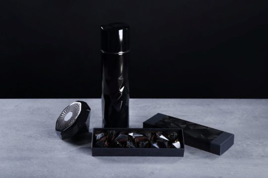 Набор термос, колонка, конфеты — Black cristals, арт. BLB-022