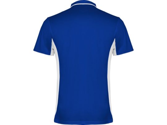Рубашка поло Montmelo мужская с длинным рукавом, королевский синий/белый (3XL), арт. 026126603