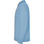 Рубашка поло Estrella мужская с длинным рукавом, небесно-голубой (S), арт. 026120303
