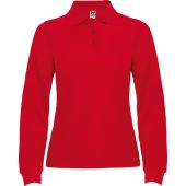 Рубашка поло Estrella женская с длинным рукавом, красный (S), арт. 026114903