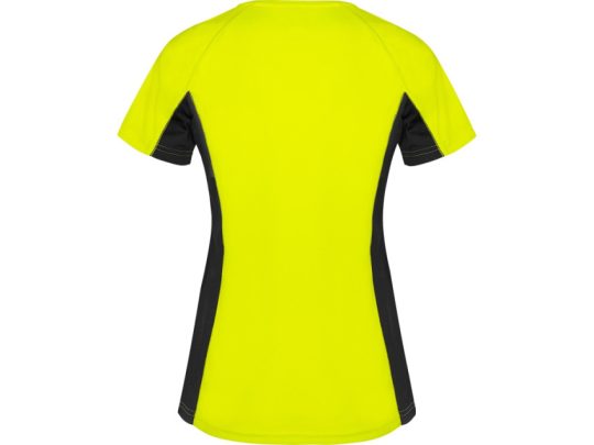 Футболка Shanghai женская, неоновый желтый/черный (2XL), арт. 026066703