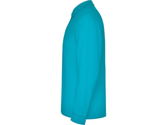 Рубашка поло Estrella мужская с длинным рукавом, бирюзовый (M), арт. 026124003