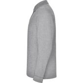 Рубашка поло Estrella мужская с длинным рукавом, серый меланж (L), арт. 026125303