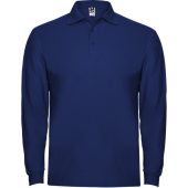 Рубашка поло Estrella мужская с длинным рукавом, королевский синий (XL), арт. 026123603