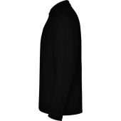 Рубашка поло Estrella мужская с длинным рукавом, черный (S), арт. 026122703