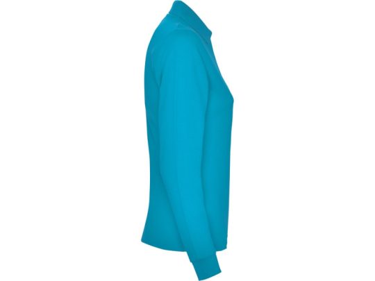 Рубашка поло Estrella женская с длинным рукавом, бирюзовый (L), арт. 026113903