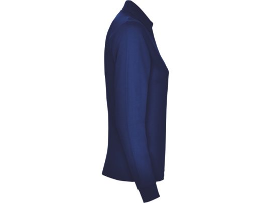 Рубашка поло Estrella женская с длинным рукавом, королевский синий (M), арт. 026113403