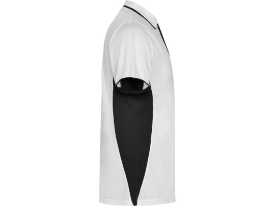 Рубашка поло Montmelo мужская с длинным рукавом, белый/черный (M), арт. 026127203