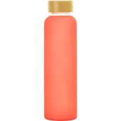 Стеклянная бутылка с бамбуковой крышкой Foggy, 600мл, красный, арт. 026055603