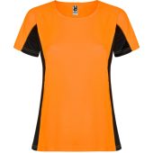 Футболка Shanghai женская, неоновый оранжевый/черный (M), арт. 026066903