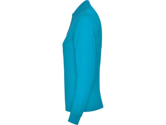 Рубашка поло Estrella женская с длинным рукавом, бирюзовый (XL), арт. 026114003
