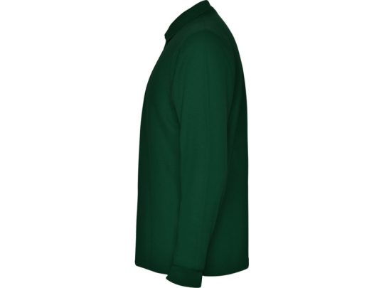 Рубашка поло Carpe мужская с длинным рукавом, бутылочный зеленый (2XL), арт. 026109803