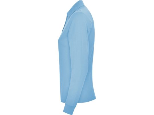 Рубашка поло Estrella женская с длинным рукавом, небесно-голубой (L), арт. 026116303