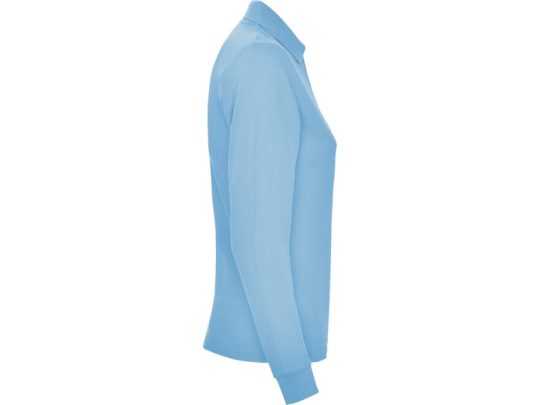 Рубашка поло Estrella женская с длинным рукавом, небесно-голубой (S), арт. 026116103