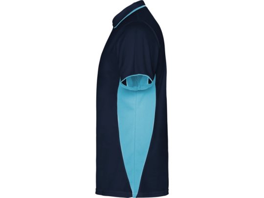 Рубашка поло Montmelo мужская с длинным рукавом, нэйви/небесно-голубой (S), арт. 026127503