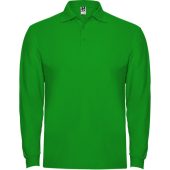 Рубашка поло Estrella мужская с длинным рукавом, травянисто-зеленый (L), арт. 026118703