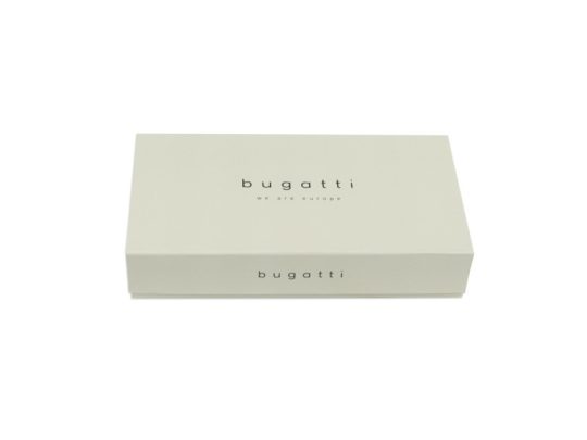 Портмоне для кредитных карт BUGATTI Primo, чёрное, натуральная воловья кожа, 11,5х0,5х9 см, арт. 026062203