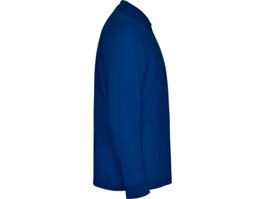 Рубашка поло Carpe мужская с длинным рукавом, королевский синий (XL), арт. 026109203