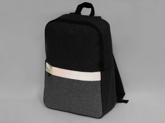 Рюкзак Merit со светоотражающей полосой и отделением для ноутбука 15.6», серый (Р), арт. 026139703