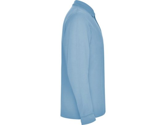 Рубашка поло Estrella мужская с длинным рукавом, небесно-голубой (2XL), арт. 026120703