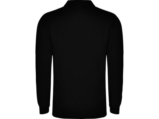 Рубашка поло Carpe мужская с длинным рукавом, черный (XL), арт. 026107203