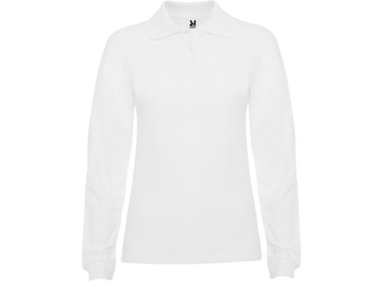 Рубашка поло Estrella женская с длинным рукавом, белый (XL), арт. 026113003