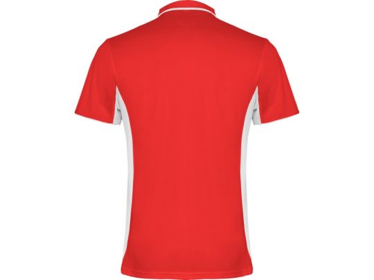 Рубашка поло Montmelo мужская с длинным рукавом, красный/белый (3XL), арт. 026127003
