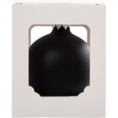 Стеклянный шар черный матовый, заготовка шара 6 см, цвет 83, арт. 026334603