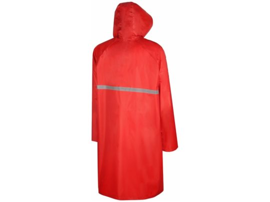 Длиный дождевик Lanai  из полиэстера со светоотражающей тесьмой, красный (M-L), арт. 026340103