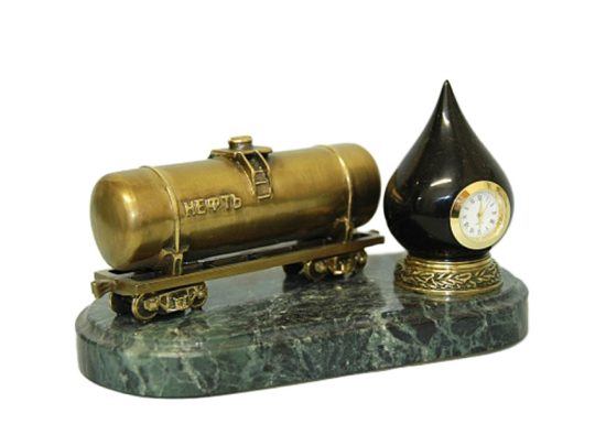Настольные часы Черное золото, арт. 026582803