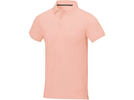 Calgary мужская футболка-поло с коротким рукавом, pale blush pink (M), арт. 026292603